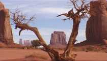 monument valley (WxH) - ombre rosse