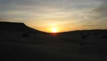 Tramonto (WxH) - il tramonto nel deserto