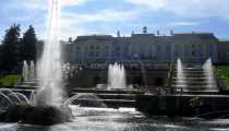 Peterhof (WxH) - i giochi d'acqua